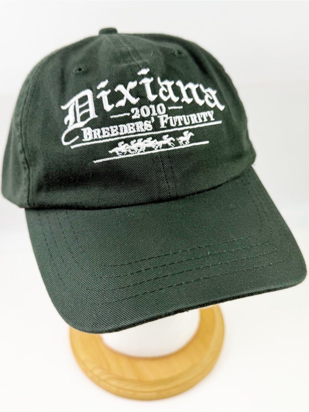 2010 Dixiana Breeders’ Futurity Keeneland Horse Racing Cap Hat Green Adjust New